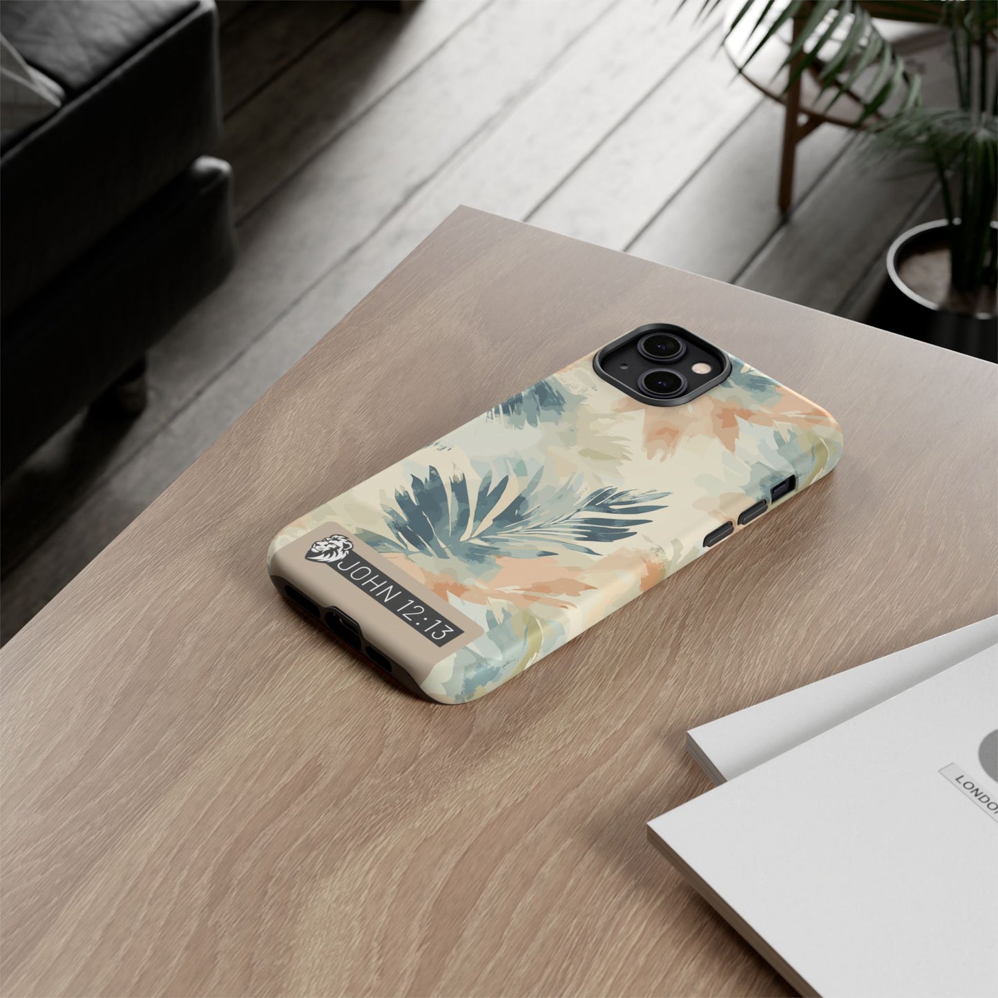 Tough Cases - Floral Phone Case with Inspirational Quote, Stylish Phone Cover, Trendy Tech Accessory, Summer Vibes, Gift for Her