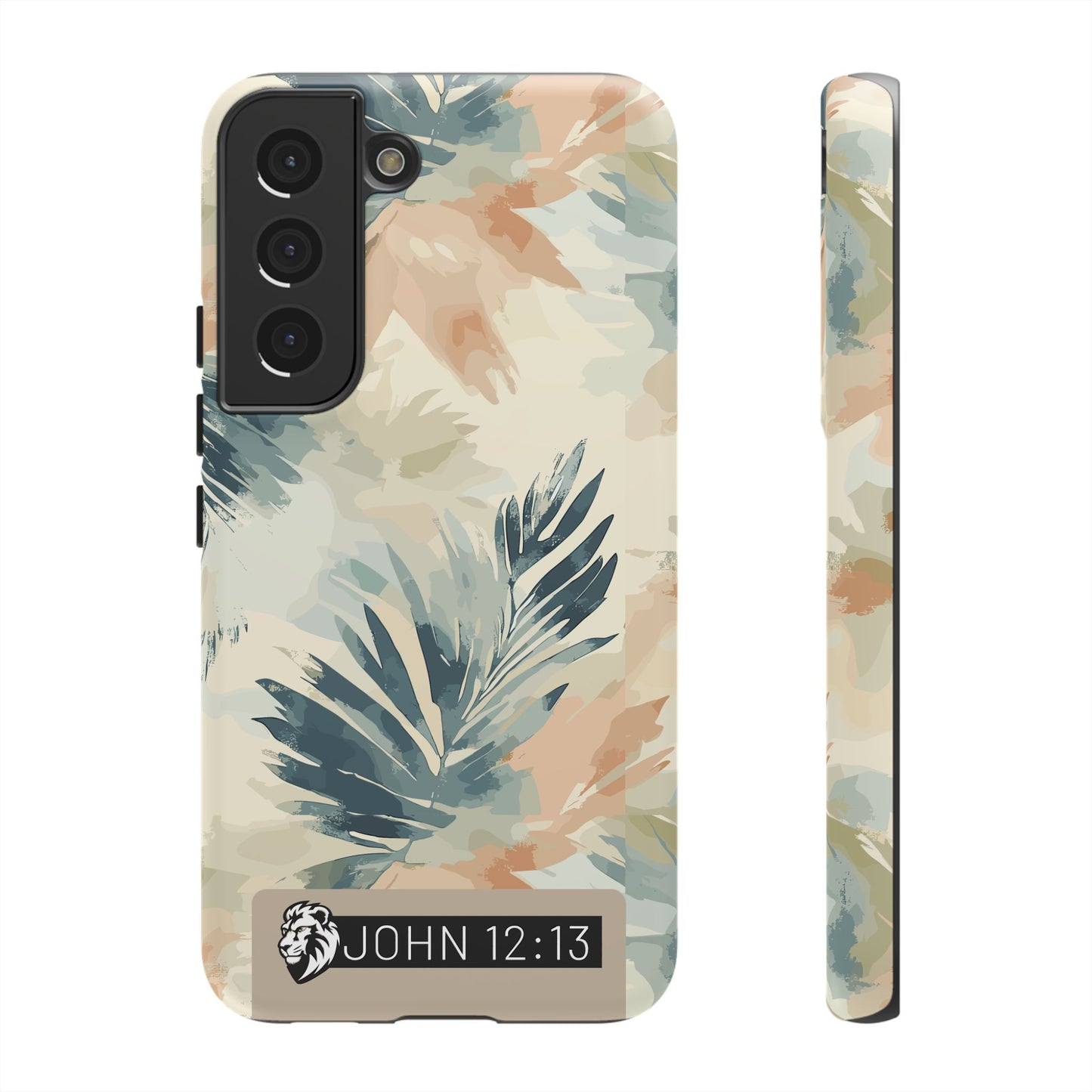 Tough Cases - Floral Phone Case with Inspirational Quote, Stylish Phone Cover, Trendy Tech Accessory, Summer Vibes, Gift for Her