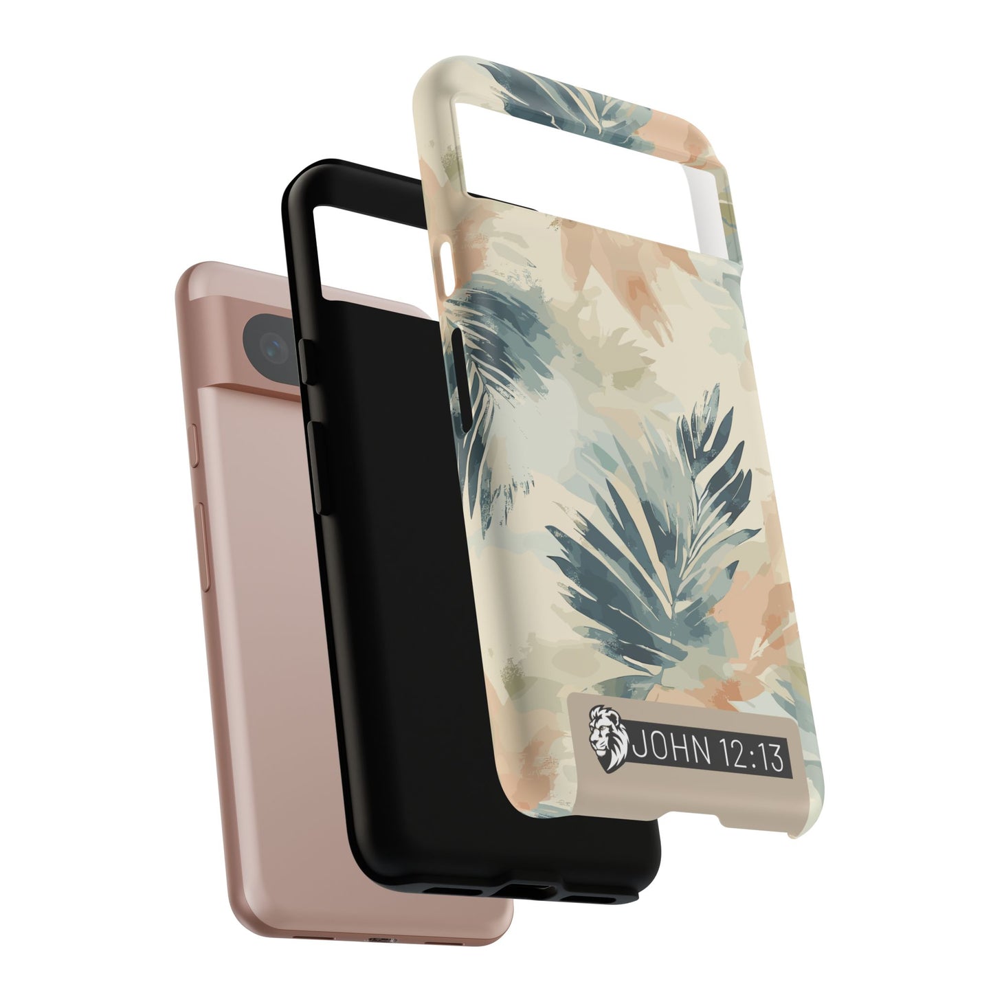 Tough Cases - Floral Phone Case with Inspirational Quote, Stylish Phone Cover, Trendy Tech Accessory, Summer Vibes, Gift for Her