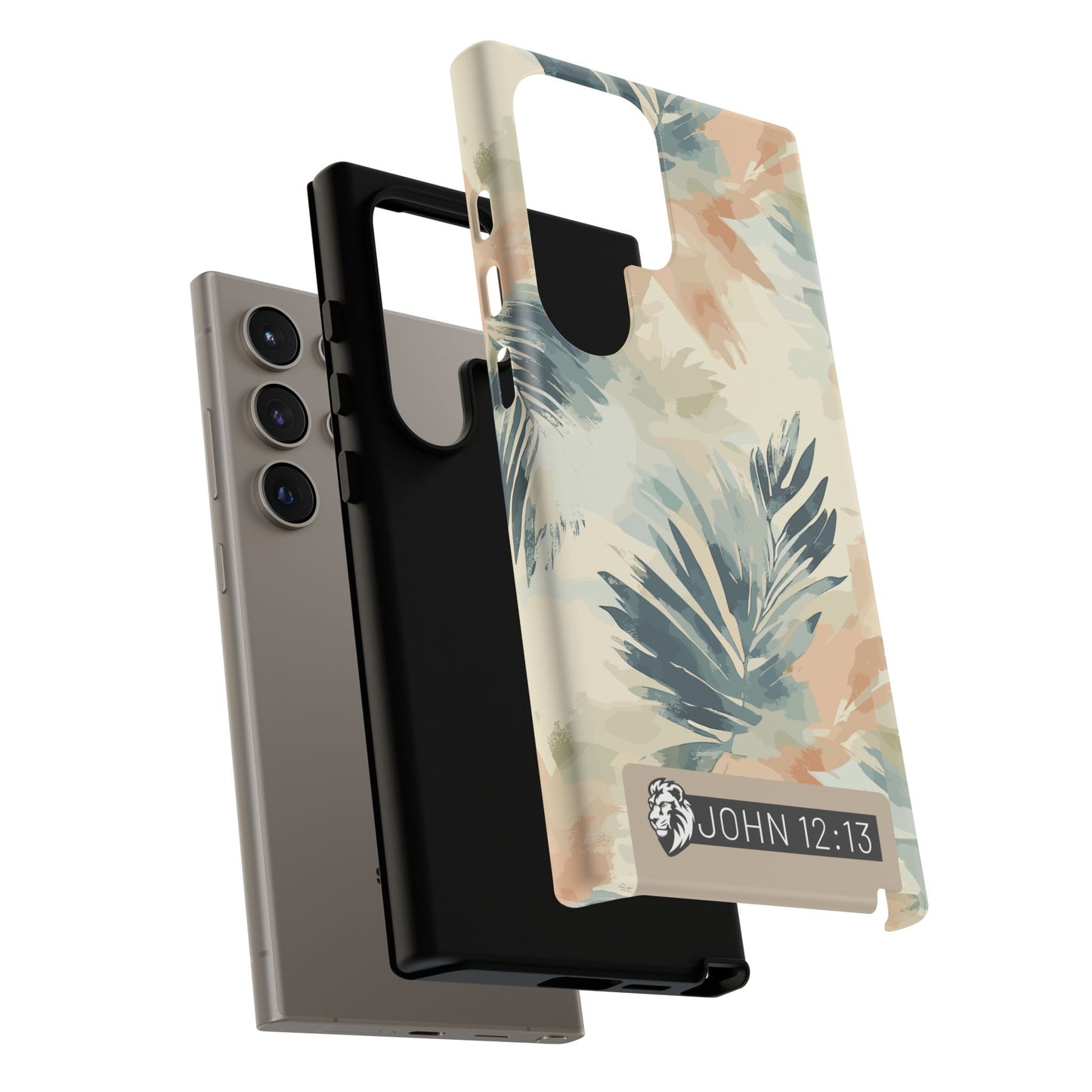 Tough Cases - Floral Phone Case with Inspirational Quote, Stylish Phone Cover, Trendy Tech Accessory, Summer Vibes, Gift for Her