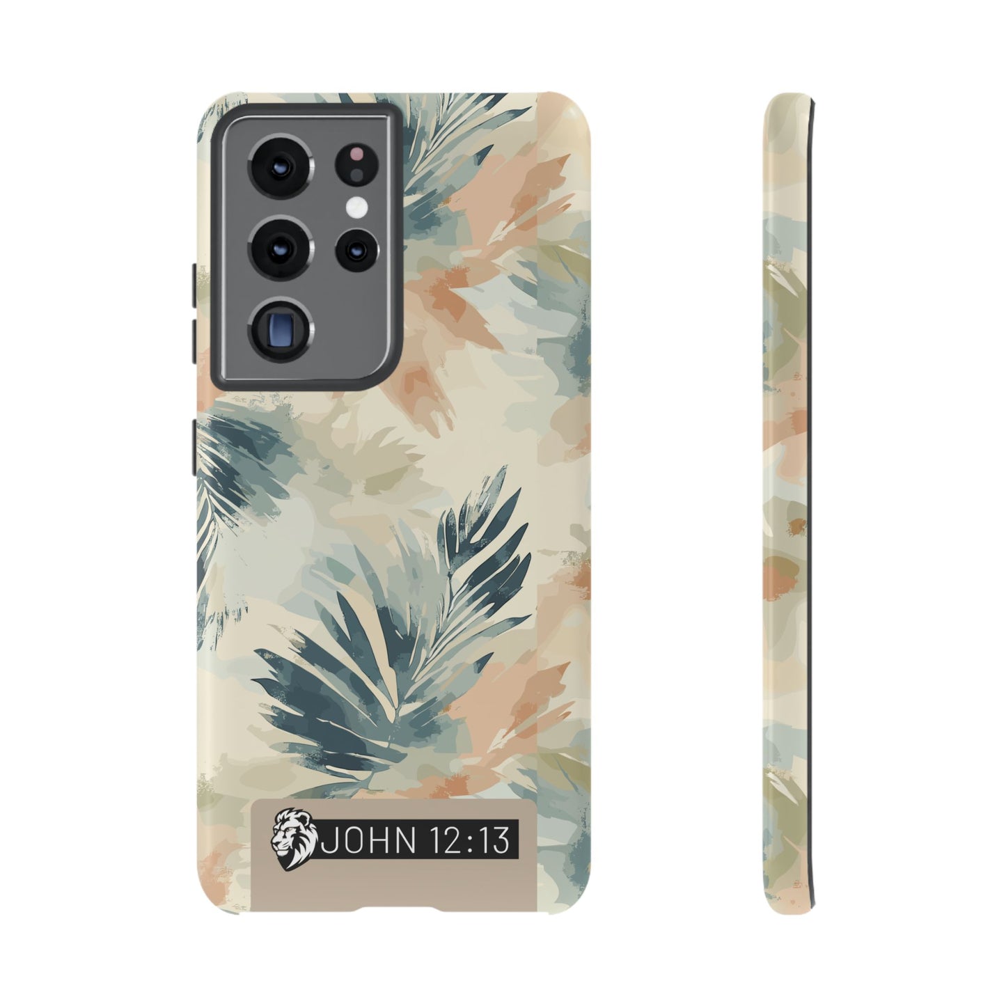 Tough Cases - Floral Phone Case with Inspirational Quote, Stylish Phone Cover, Trendy Tech Accessory, Summer Vibes, Gift for Her
