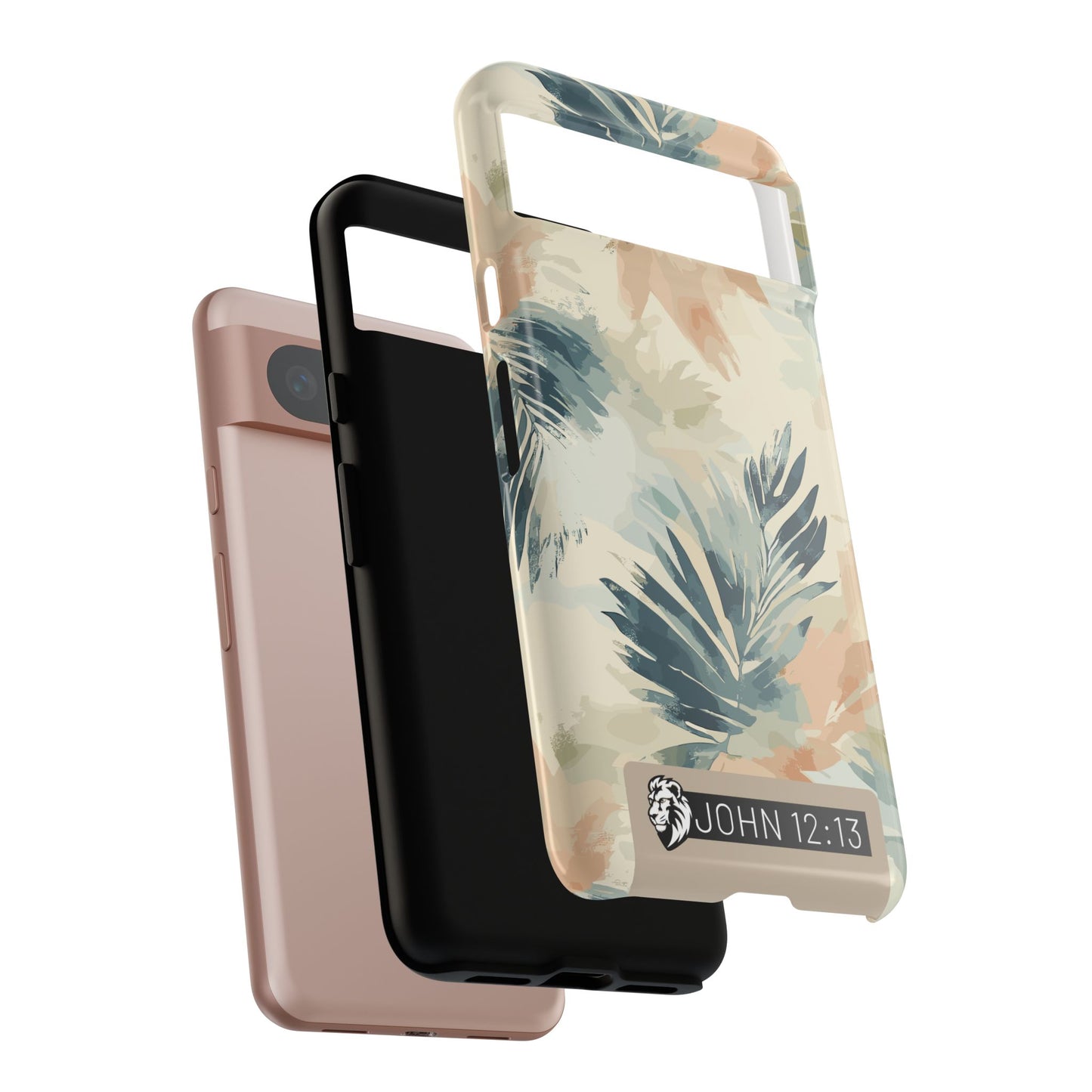 Tough Cases - Floral Phone Case with Inspirational Quote, Stylish Phone Cover, Trendy Tech Accessory, Summer Vibes, Gift for Her