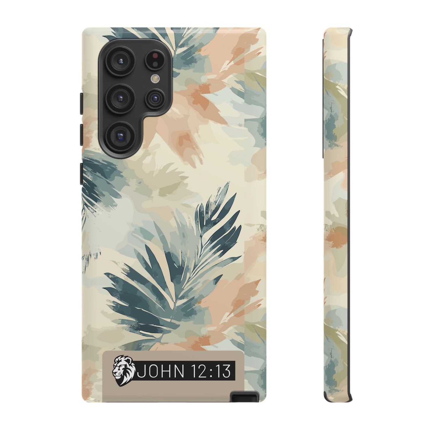 Tough Cases - Floral Phone Case with Inspirational Quote, Stylish Phone Cover, Trendy Tech Accessory, Summer Vibes, Gift for Her