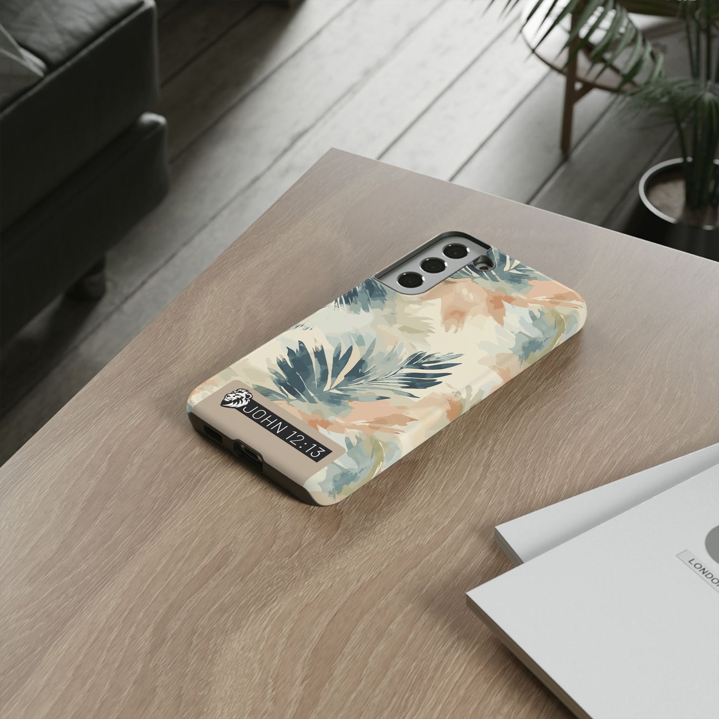 Tough Cases - Floral Phone Case with Inspirational Quote, Stylish Phone Cover, Trendy Tech Accessory, Summer Vibes, Gift for Her