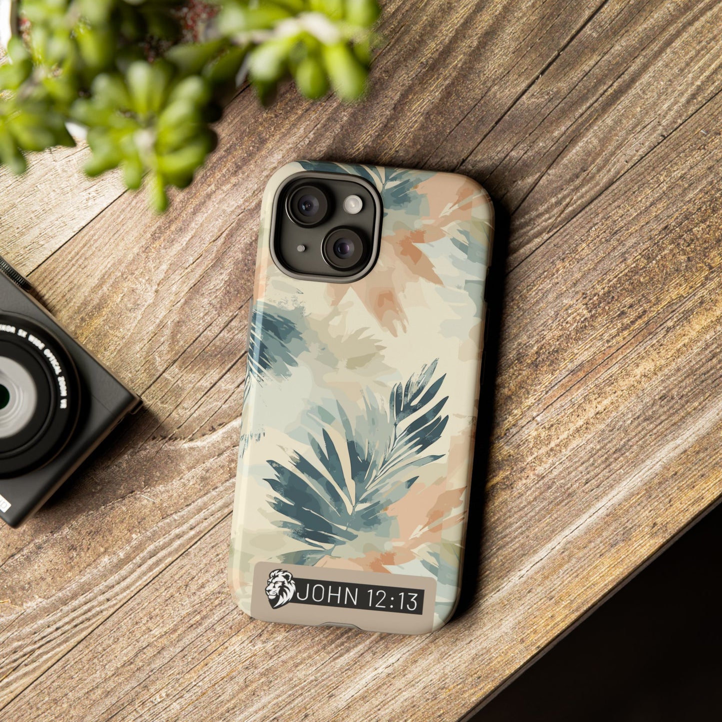 Tough Cases - Floral Phone Case with Inspirational Quote, Stylish Phone Cover, Trendy Tech Accessory, Summer Vibes, Gift for Her