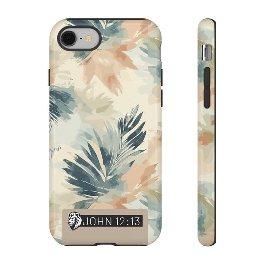 Tough Cases - Floral Phone Case with Inspirational Quote, Stylish Phone Cover, Trendy Tech Accessory, Summer Vibes, Gift for Her