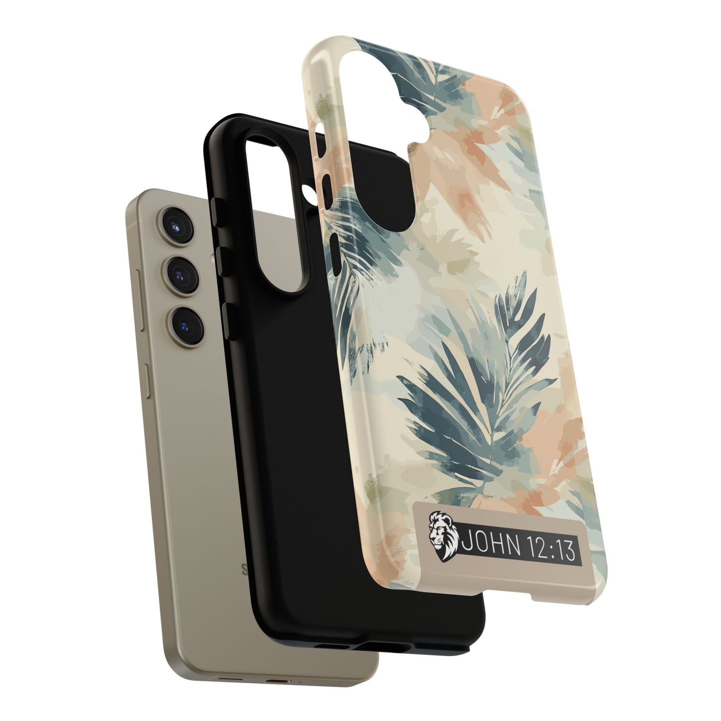 Tough Cases - Floral Phone Case with Inspirational Quote, Stylish Phone Cover, Trendy Tech Accessory, Summer Vibes, Gift for Her