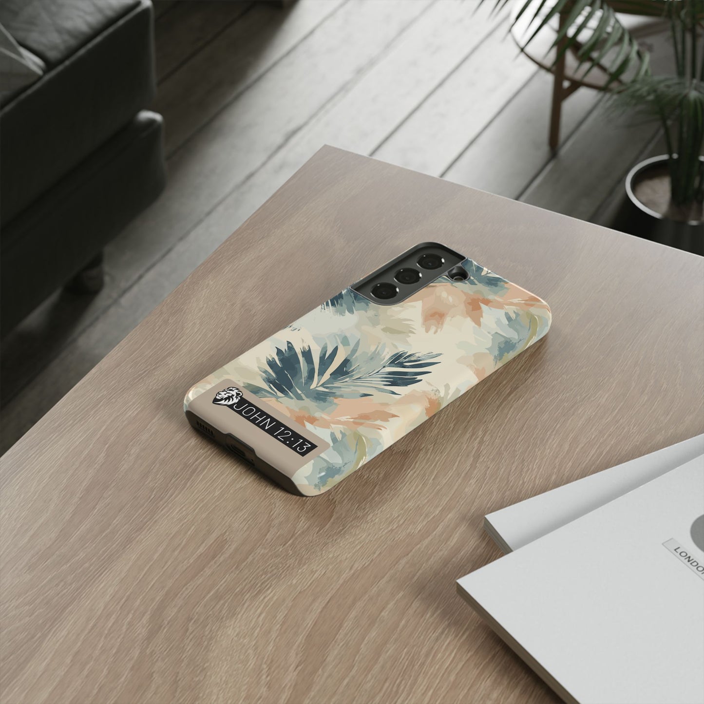 Tough Cases - Floral Phone Case with Inspirational Quote, Stylish Phone Cover, Trendy Tech Accessory, Summer Vibes, Gift for Her