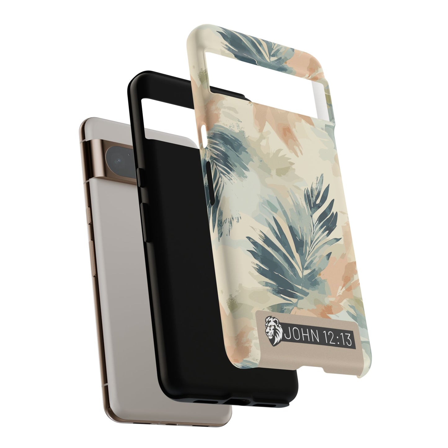 Tough Cases - Floral Phone Case with Inspirational Quote, Stylish Phone Cover, Trendy Tech Accessory, Summer Vibes, Gift for Her
