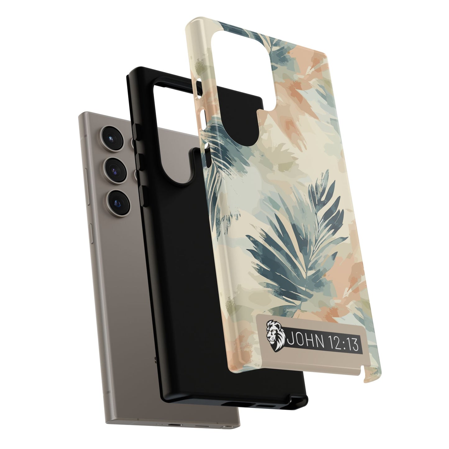 Tough Cases - Floral Phone Case with Inspirational Quote, Stylish Phone Cover, Trendy Tech Accessory, Summer Vibes, Gift for Her