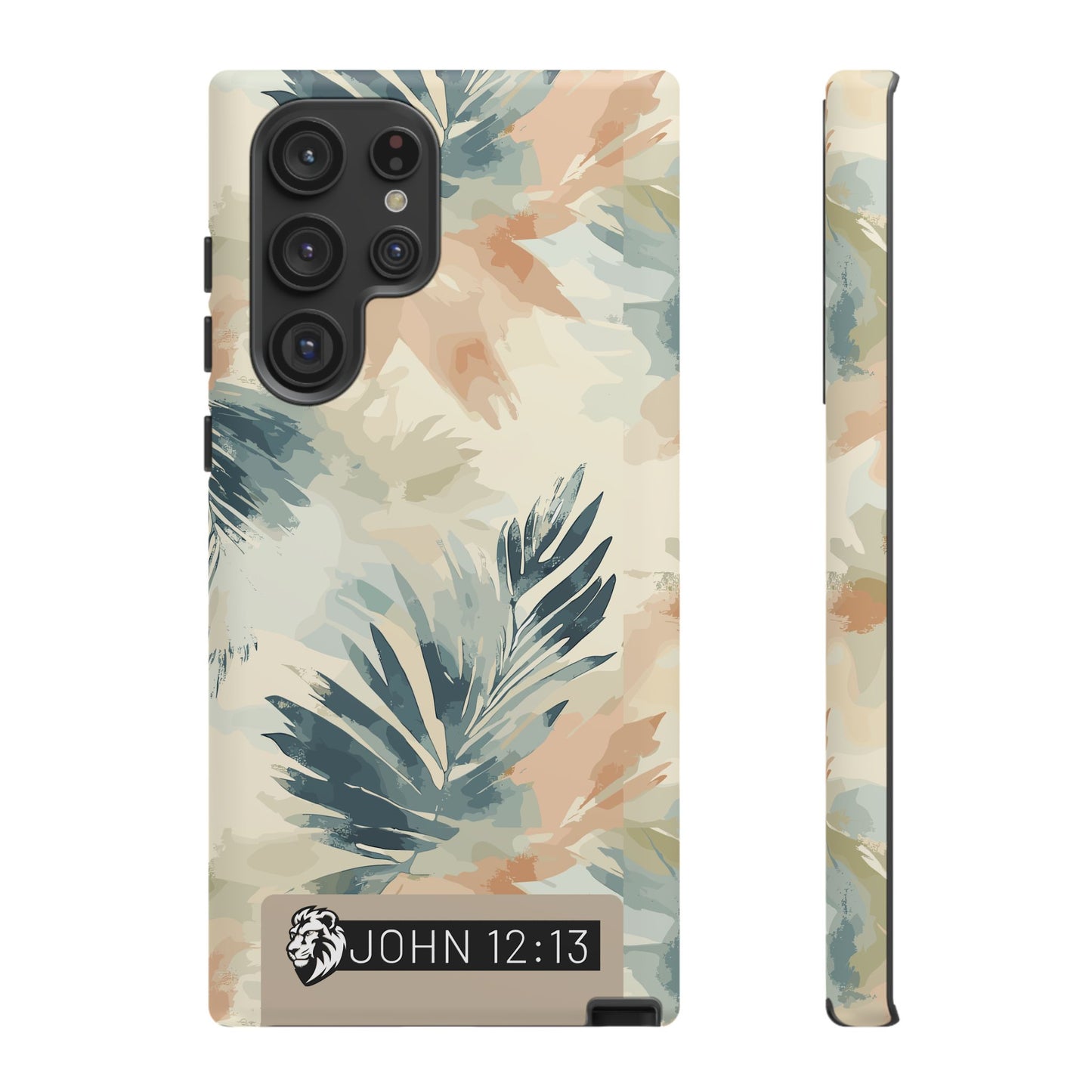 Tough Cases - Floral Phone Case with Inspirational Quote, Stylish Phone Cover, Trendy Tech Accessory, Summer Vibes, Gift for Her