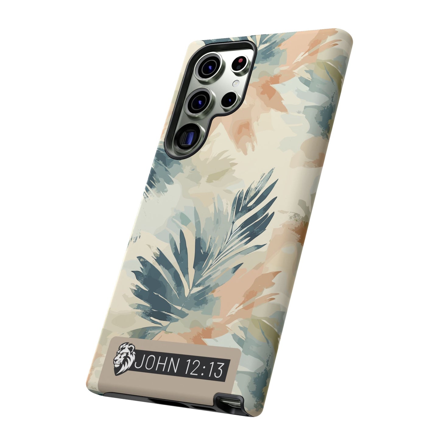Tough Cases - Floral Phone Case with Inspirational Quote, Stylish Phone Cover, Trendy Tech Accessory, Summer Vibes, Gift for Her