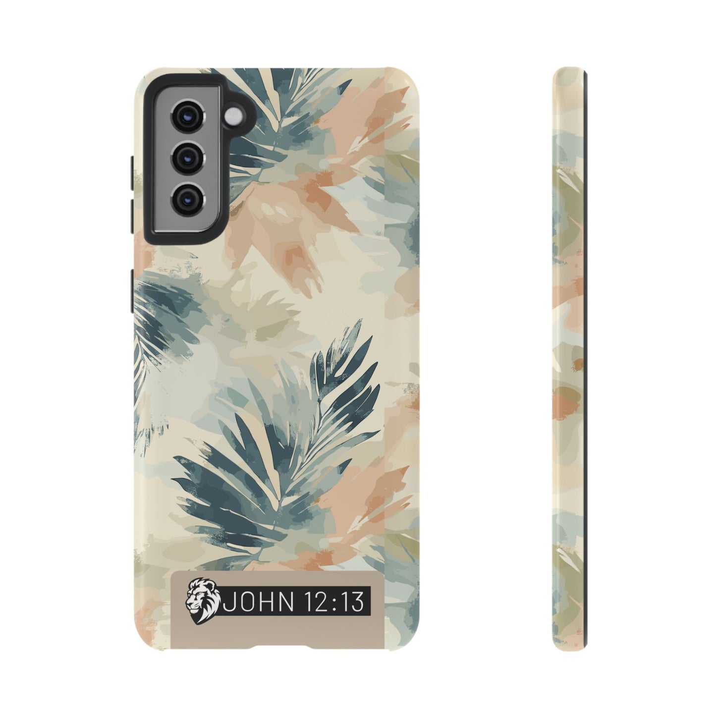 Tough Cases - Floral Phone Case with Inspirational Quote, Stylish Phone Cover, Trendy Tech Accessory, Summer Vibes, Gift for Her