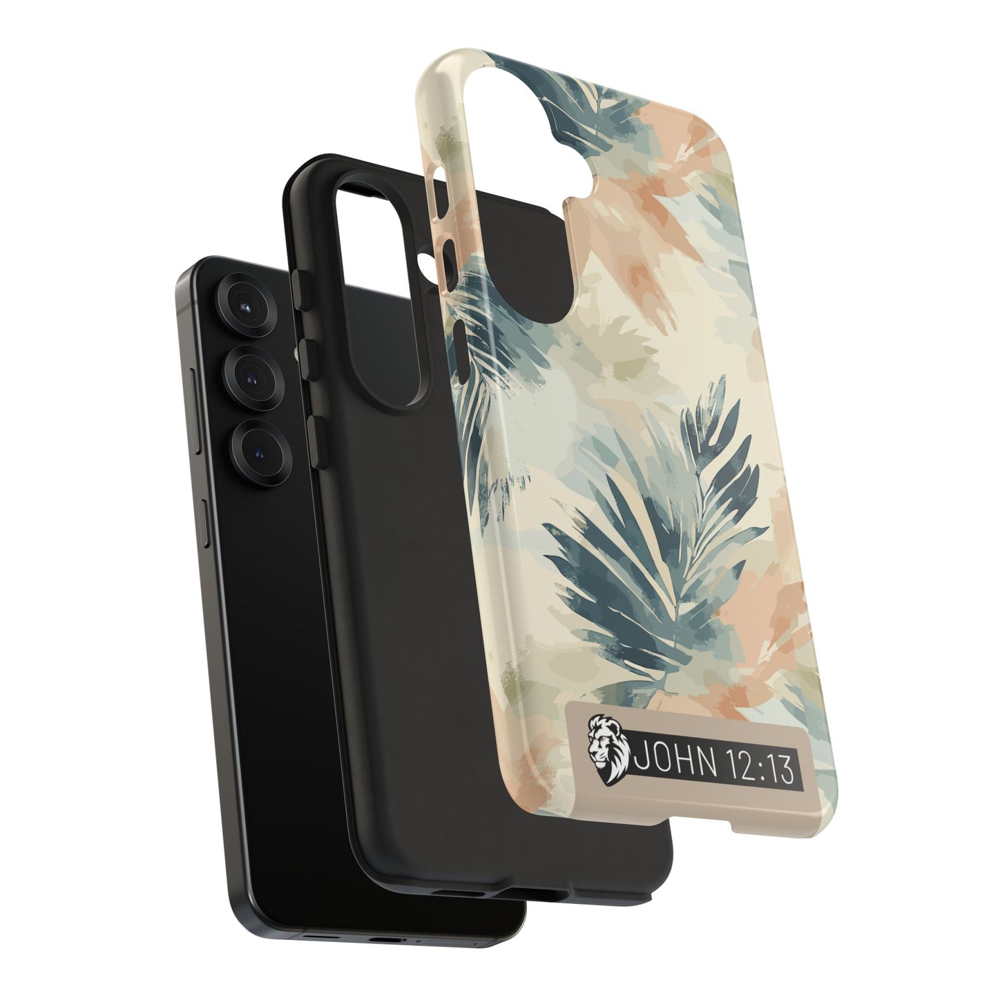 Tough Cases - Floral Phone Case with Inspirational Quote, Stylish Phone Cover, Trendy Tech Accessory, Summer Vibes, Gift for Her