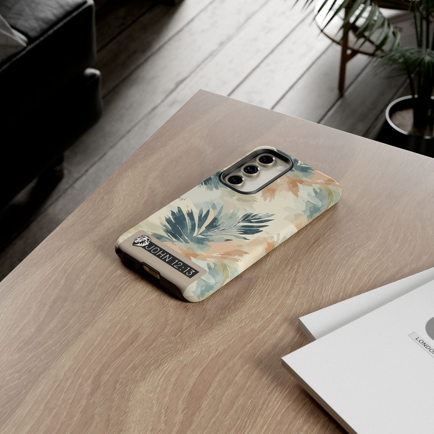 Tough Cases - Floral Phone Case with Inspirational Quote, Stylish Phone Cover, Trendy Tech Accessory, Summer Vibes, Gift for Her