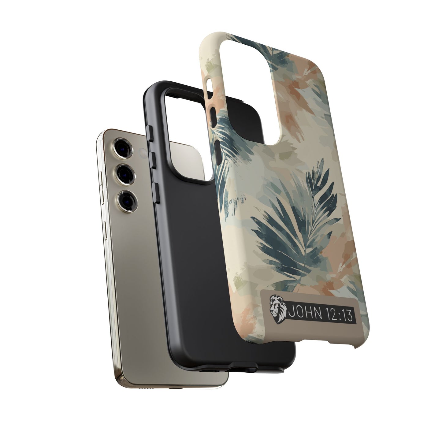 Tough Cases - Floral Phone Case with Inspirational Quote, Stylish Phone Cover, Trendy Tech Accessory, Summer Vibes, Gift for Her