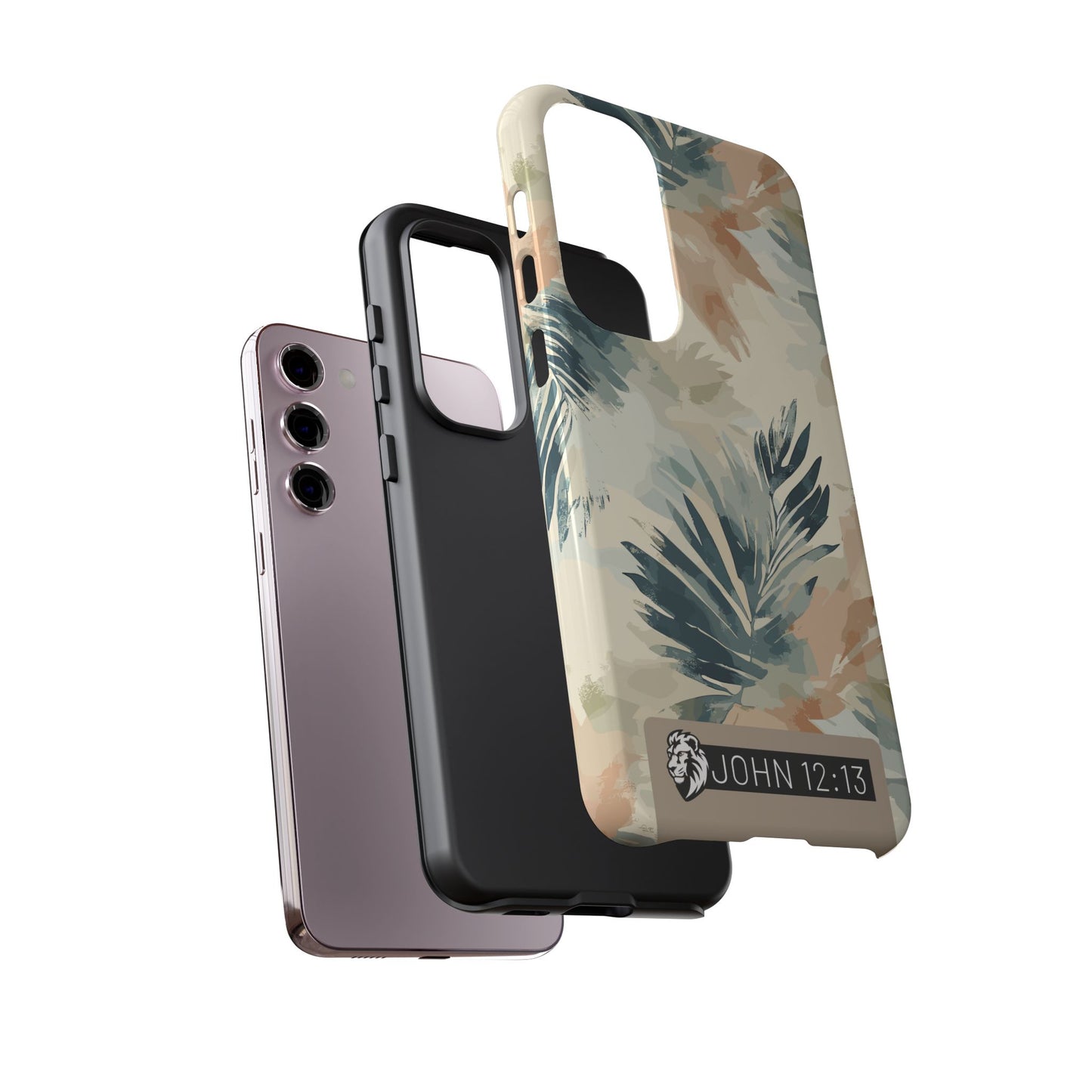Tough Cases - Floral Phone Case with Inspirational Quote, Stylish Phone Cover, Trendy Tech Accessory, Summer Vibes, Gift for Her