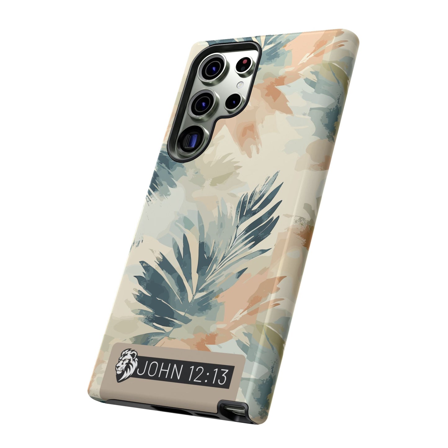 Tough Cases - Floral Phone Case with Inspirational Quote, Stylish Phone Cover, Trendy Tech Accessory, Summer Vibes, Gift for Her