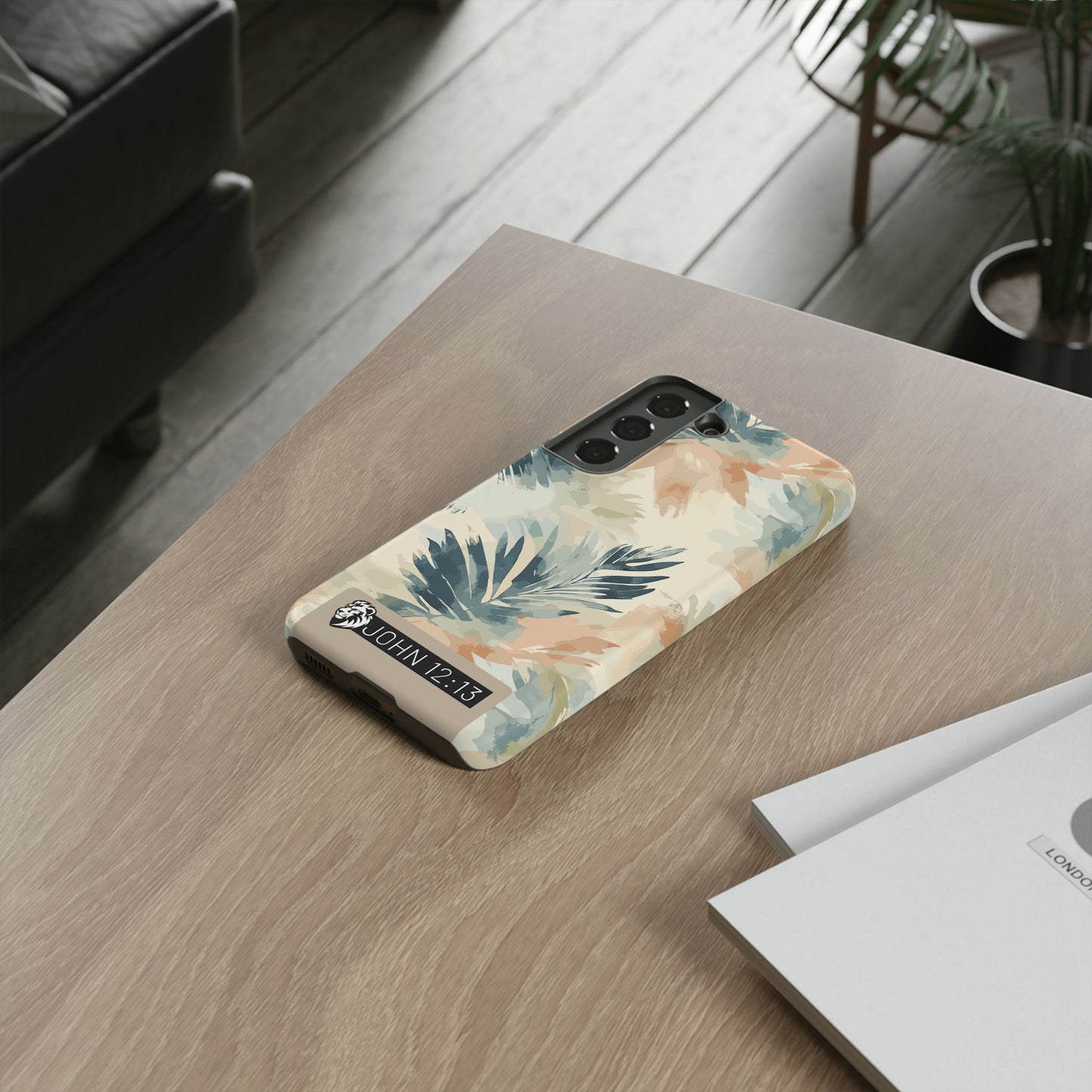 Tough Cases - Floral Phone Case with Inspirational Quote, Stylish Phone Cover, Trendy Tech Accessory, Summer Vibes, Gift for Her