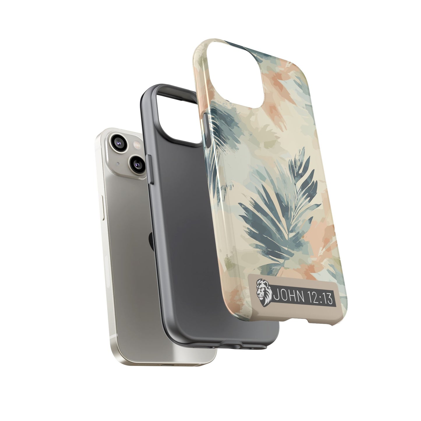 Tough Cases - Floral Phone Case with Inspirational Quote, Stylish Phone Cover, Trendy Tech Accessory, Summer Vibes, Gift for Her