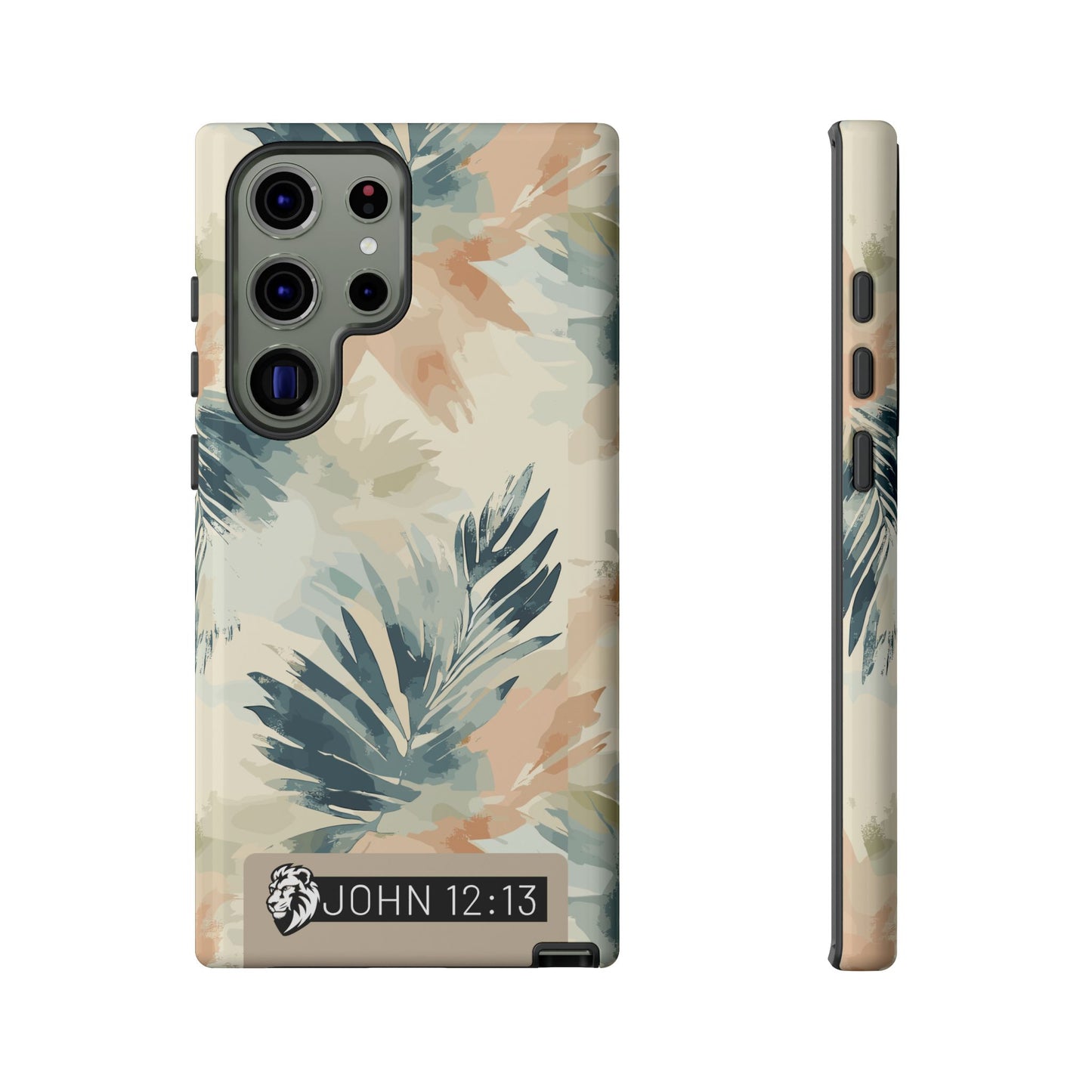 Tough Cases - Floral Phone Case with Inspirational Quote, Stylish Phone Cover, Trendy Tech Accessory, Summer Vibes, Gift for Her
