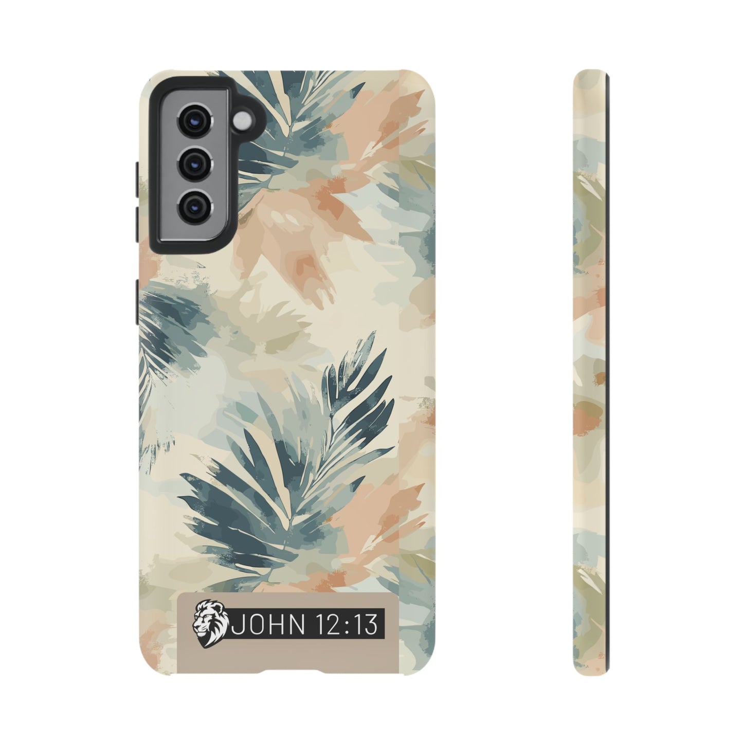 Tough Cases - Floral Phone Case with Inspirational Quote, Stylish Phone Cover, Trendy Tech Accessory, Summer Vibes, Gift for Her