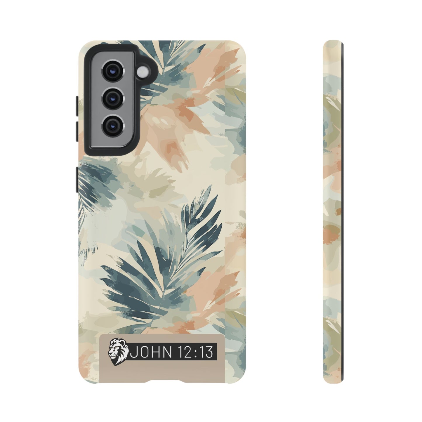 Tough Cases - Floral Phone Case with Inspirational Quote, Stylish Phone Cover, Trendy Tech Accessory, Summer Vibes, Gift for Her