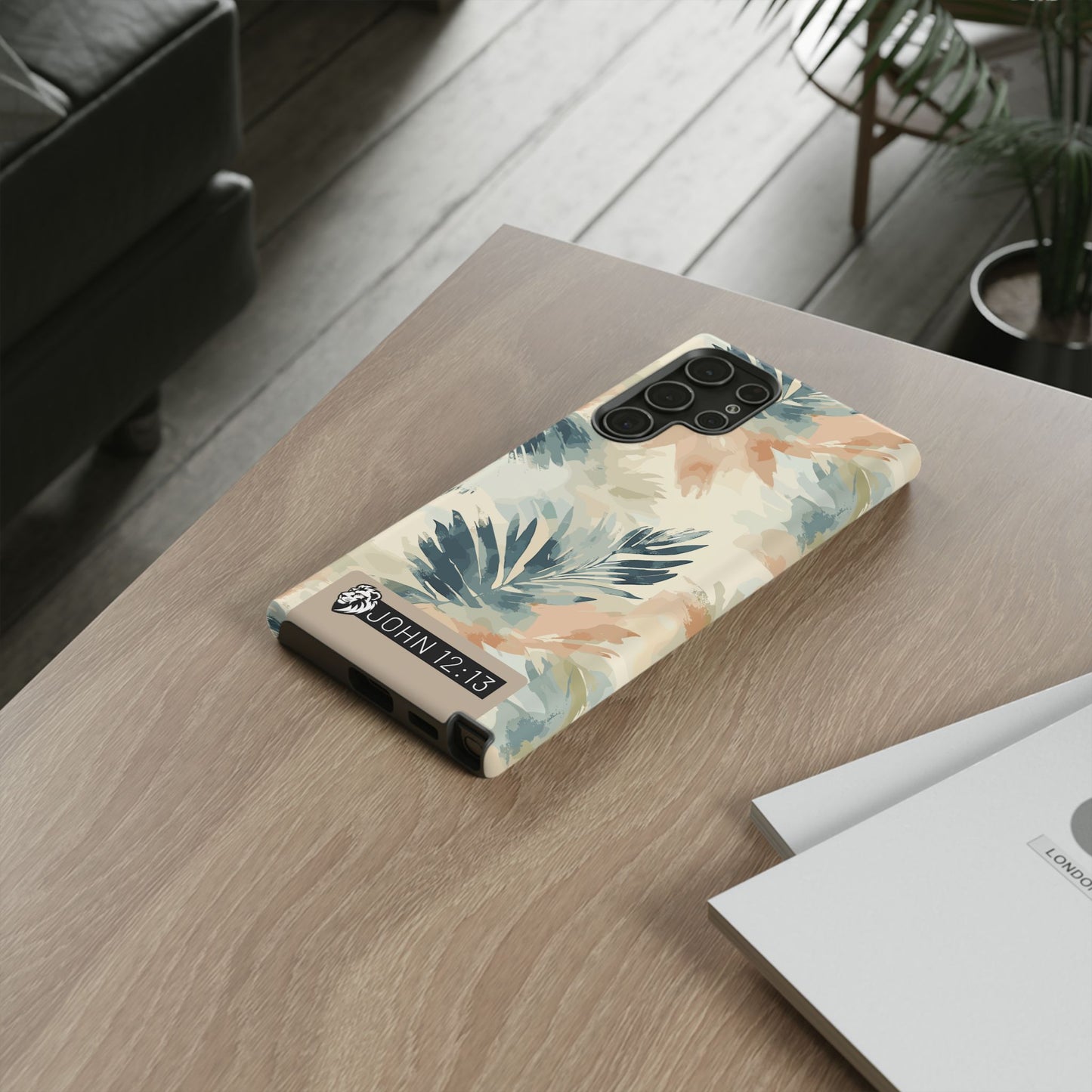 Tough Cases - Floral Phone Case with Inspirational Quote, Stylish Phone Cover, Trendy Tech Accessory, Summer Vibes, Gift for Her