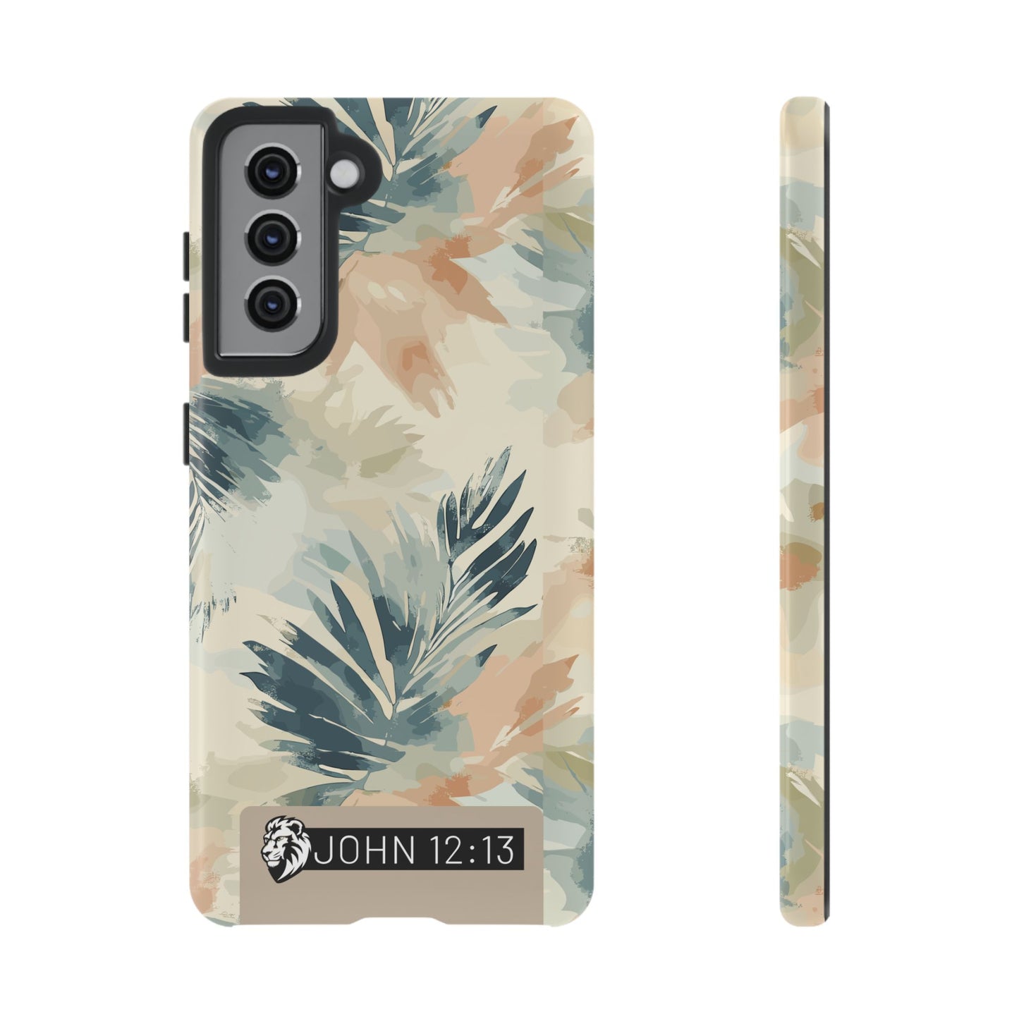 Tough Cases - Floral Phone Case with Inspirational Quote, Stylish Phone Cover, Trendy Tech Accessory, Summer Vibes, Gift for Her