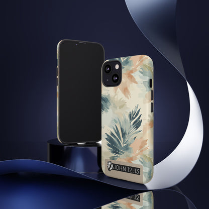 Tough Cases - Floral Phone Case with Inspirational Quote, Stylish Phone Cover, Trendy Tech Accessory, Summer Vibes, Gift for Her