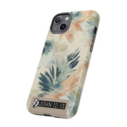 Tough Cases - Floral Phone Case with Inspirational Quote, Stylish Phone Cover, Trendy Tech Accessory, Summer Vibes, Gift for Her