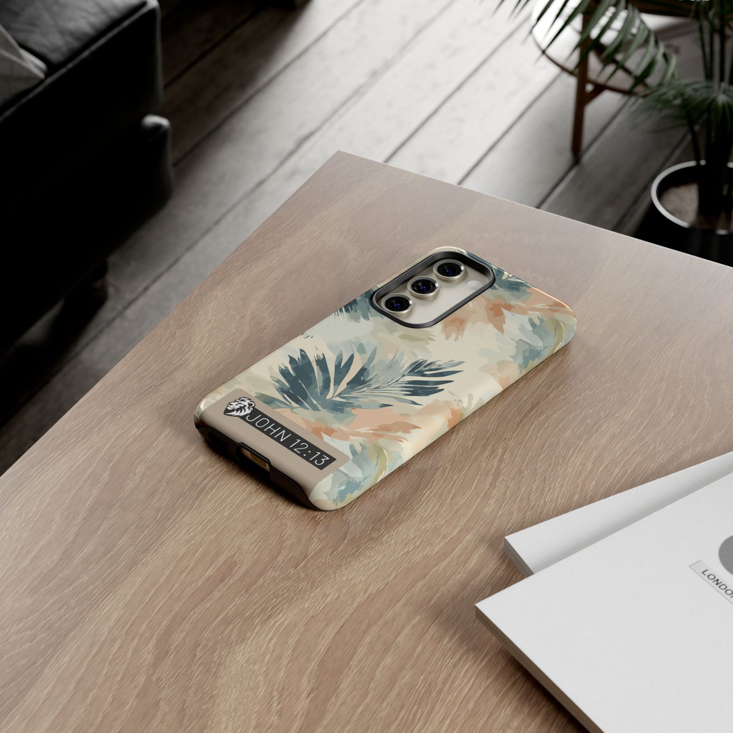 Tough Cases - Floral Phone Case with Inspirational Quote, Stylish Phone Cover, Trendy Tech Accessory, Summer Vibes, Gift for Her