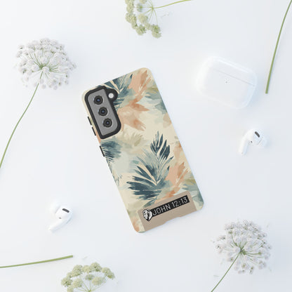Tough Cases - Floral Phone Case with Inspirational Quote, Stylish Phone Cover, Trendy Tech Accessory, Summer Vibes, Gift for Her