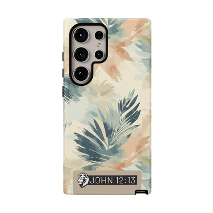 Tough Cases - Floral Phone Case with Inspirational Quote, Stylish Phone Cover, Trendy Tech Accessory, Summer Vibes, Gift for Her