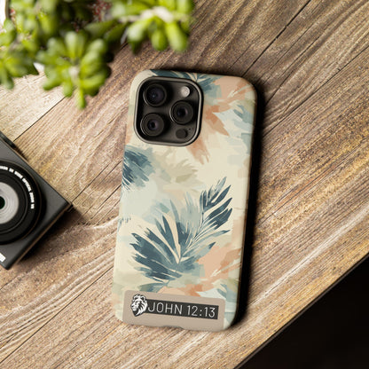 Tough Cases - Floral Phone Case with Inspirational Quote, Stylish Phone Cover, Trendy Tech Accessory, Summer Vibes, Gift for Her