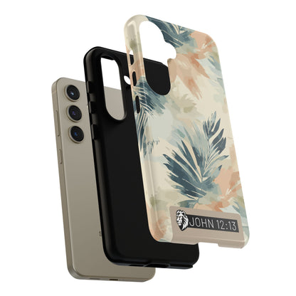 Tough Cases - Floral Phone Case with Inspirational Quote, Stylish Phone Cover, Trendy Tech Accessory, Summer Vibes, Gift for Her