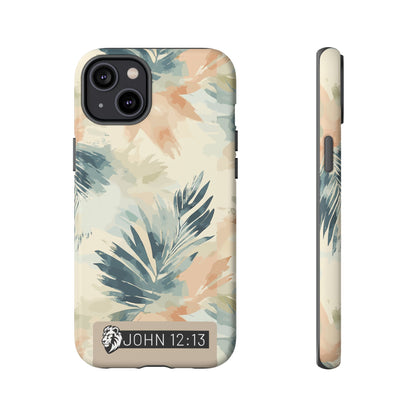 Tough Cases - Floral Phone Case with Inspirational Quote, Stylish Phone Cover, Trendy Tech Accessory, Summer Vibes, Gift for Her