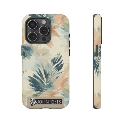 Tough Cases - Floral Phone Case with Inspirational Quote, Stylish Phone Cover, Trendy Tech Accessory, Summer Vibes, Gift for Her