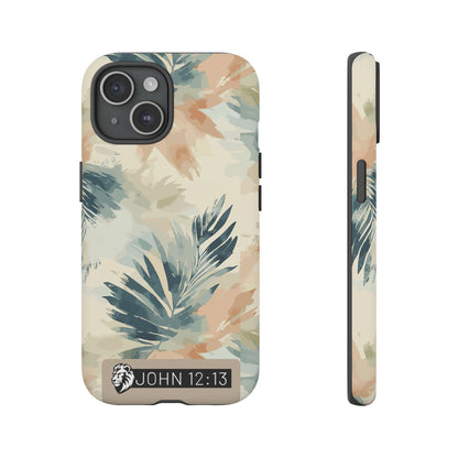 Tough Cases - Floral Phone Case with Inspirational Quote, Stylish Phone Cover, Trendy Tech Accessory, Summer Vibes, Gift for Her