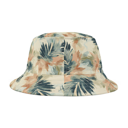 Tropical Floral Bucket Hat, Stylish Sun Protection, Outdoor Adventure Hat, Summer Accessory, Beach Vacation Hat, Unisex Fashion Hat