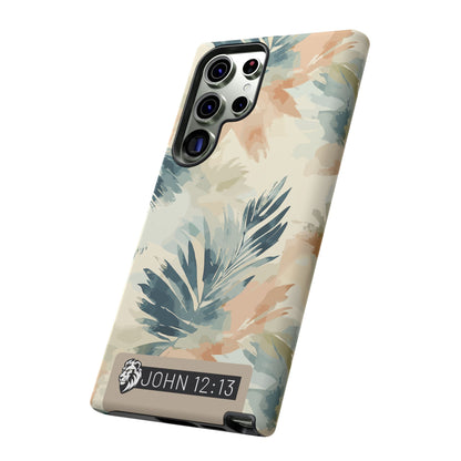 Tough Cases - Floral Phone Case with Inspirational Quote, Stylish Phone Cover, Trendy Tech Accessory, Summer Vibes, Gift for Her