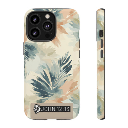 Tough Cases - Floral Phone Case with Inspirational Quote, Stylish Phone Cover, Trendy Tech Accessory, Summer Vibes, Gift for Her