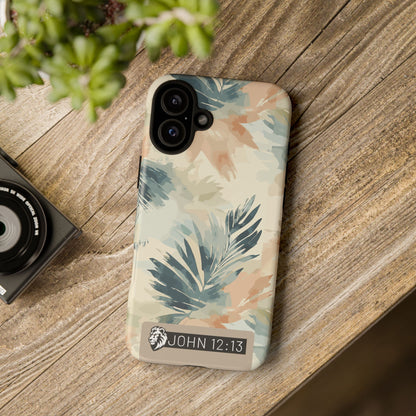 Tough Cases - Floral Phone Case with Inspirational Quote, Stylish Phone Cover, Trendy Tech Accessory, Summer Vibes, Gift for Her