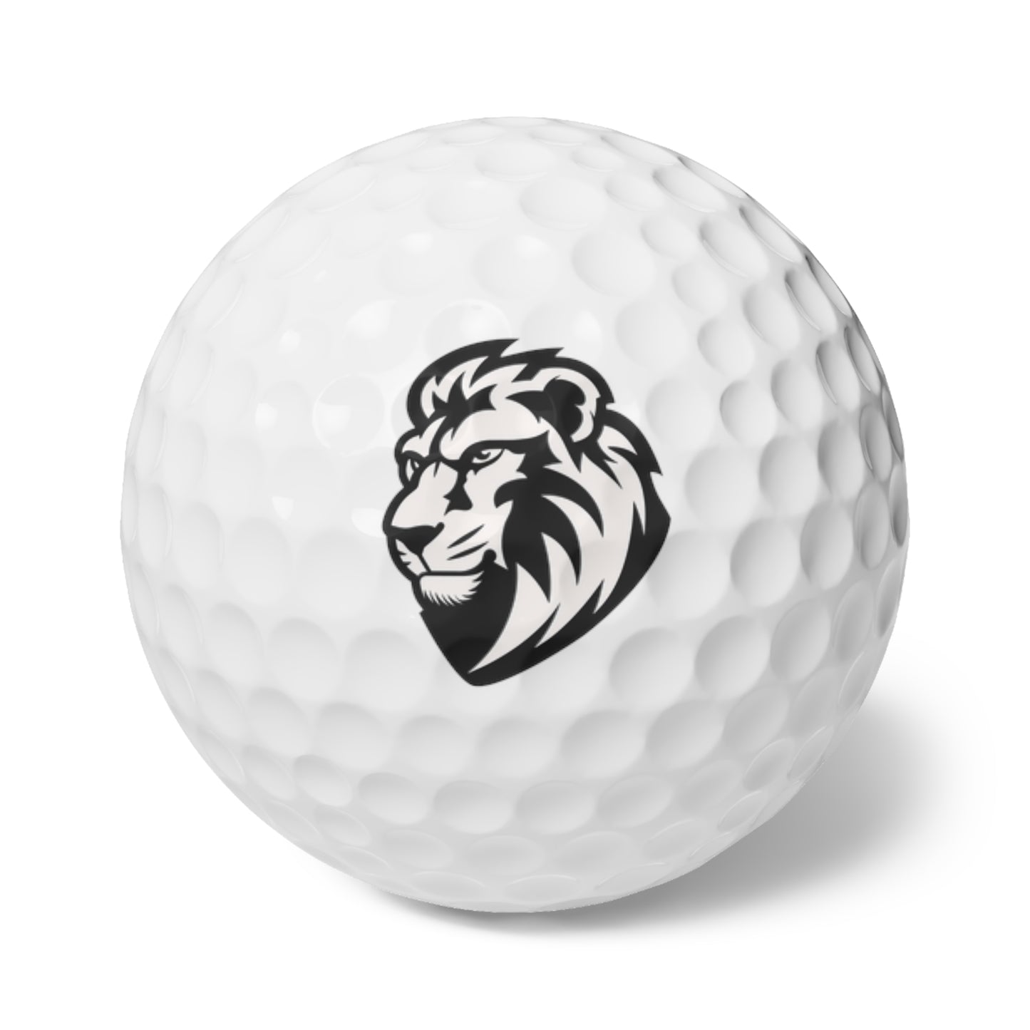 Lion Emblem Golf Balls, 6-Pack, Premium Golf Set, Golfing Gifts, Sports Accessories, Tee Time Essentials, Father's Day Gift