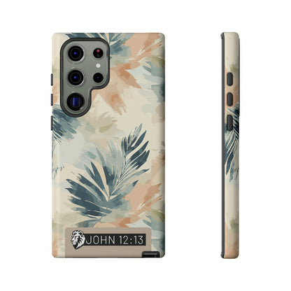 Tough Cases - Floral Phone Case with Inspirational Quote, Stylish Phone Cover, Trendy Tech Accessory, Summer Vibes, Gift for Her