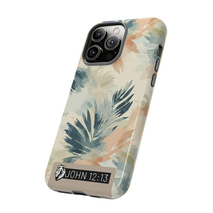 Tough Cases - Floral Phone Case with Inspirational Quote, Stylish Phone Cover, Trendy Tech Accessory, Summer Vibes, Gift for Her